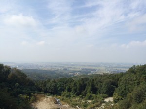 山からの景色